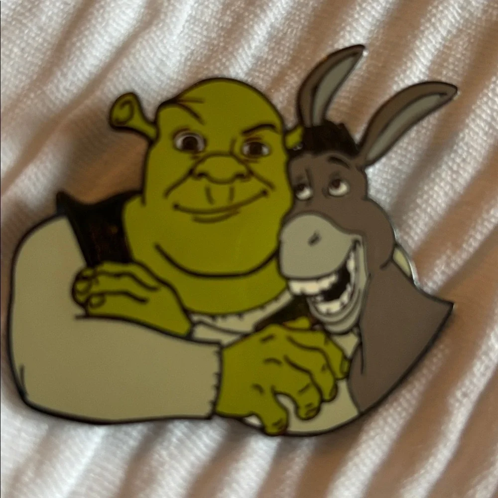 Universal Studios 2005 Shrek and Donkey vintage rare collectable pin - Picture 9 of 9